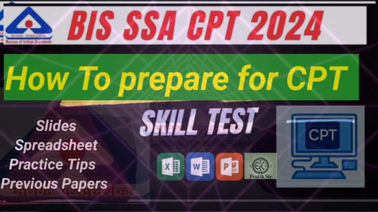 BIS SSA CPT EXCEL TEST 2